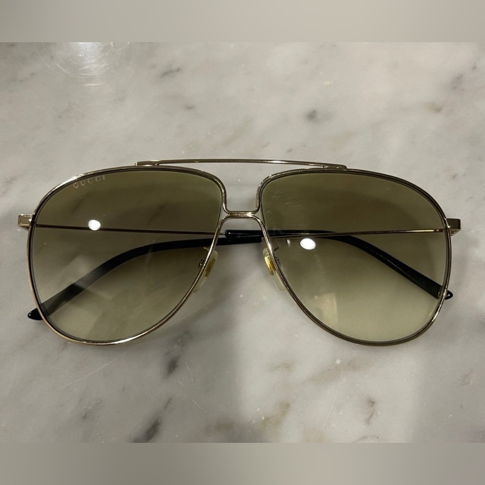 Gucci Mens Sunglasses GG0440S EUC Authentic